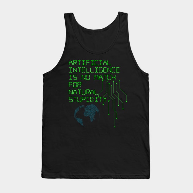 Artificial Intelligence Tank Top by PhoenixDamn